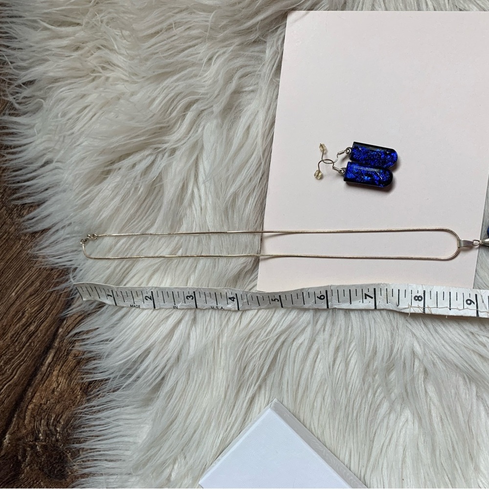 Elegant Blue Jewelry Set - Picture 14 of 14